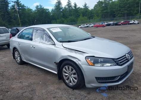 2012 Volkswagen Passat 2.5L S from USA, damaged, VIN 1VWAP7A34CC062986